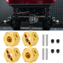 RC Brass Wheel Hex Hub 12mm Adapter 8mm Extension for 1/10 Redcat Ascent Crawler Improved Stability