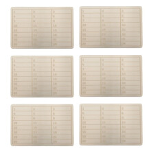 Carteira de Aço Inoxidável com 6 Placas para Armazenamento de Criptomoedas, Carteira para Bitcoin com Hardware de Backup A Frio