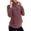 Adaptable Maternity Half Zip Collar Top Casual-XL P red 1