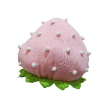 Fruit Theme Knit Headgear Hat Anime Costume StreetWear-Pink