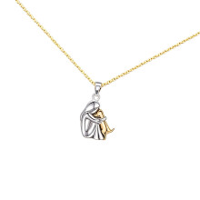 Adjustable Dance Shoe Forever Love Pendant Necklace Stainless-B