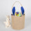 Easter bunny rabbit bag with ears and handles 2