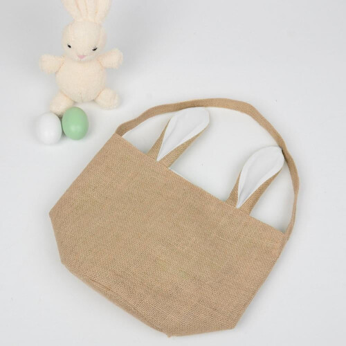 Easter Bunny Rabbit Bag with Ears and Handles 1