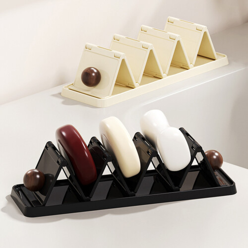 Expandable Soap Stand With AntiSlip Ventilated Design-White 1 1