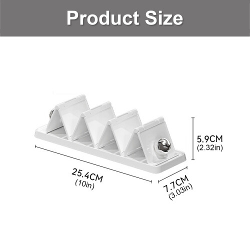 Expandable Soap Stand With AntiSlip Ventilated Design-White 1 2