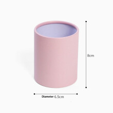 DAMIFU mini boîte à fleurs ronde rose 86,5cm 1 pièce