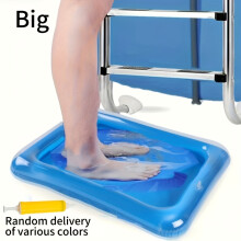 (Large size (55*40 cm)) Bacinella per la pulizia della piscina pieghevole portatile da 1 pezzo, essenziale per la manutenzione della piscina prima
