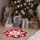 Snowflake Area Rug Washable Geometric Red 523 in 2