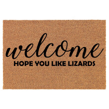 Natural coco coir doormat 24 x 16 inches