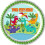 Sød dinosaur cupcake topper, 25 cm rund 1