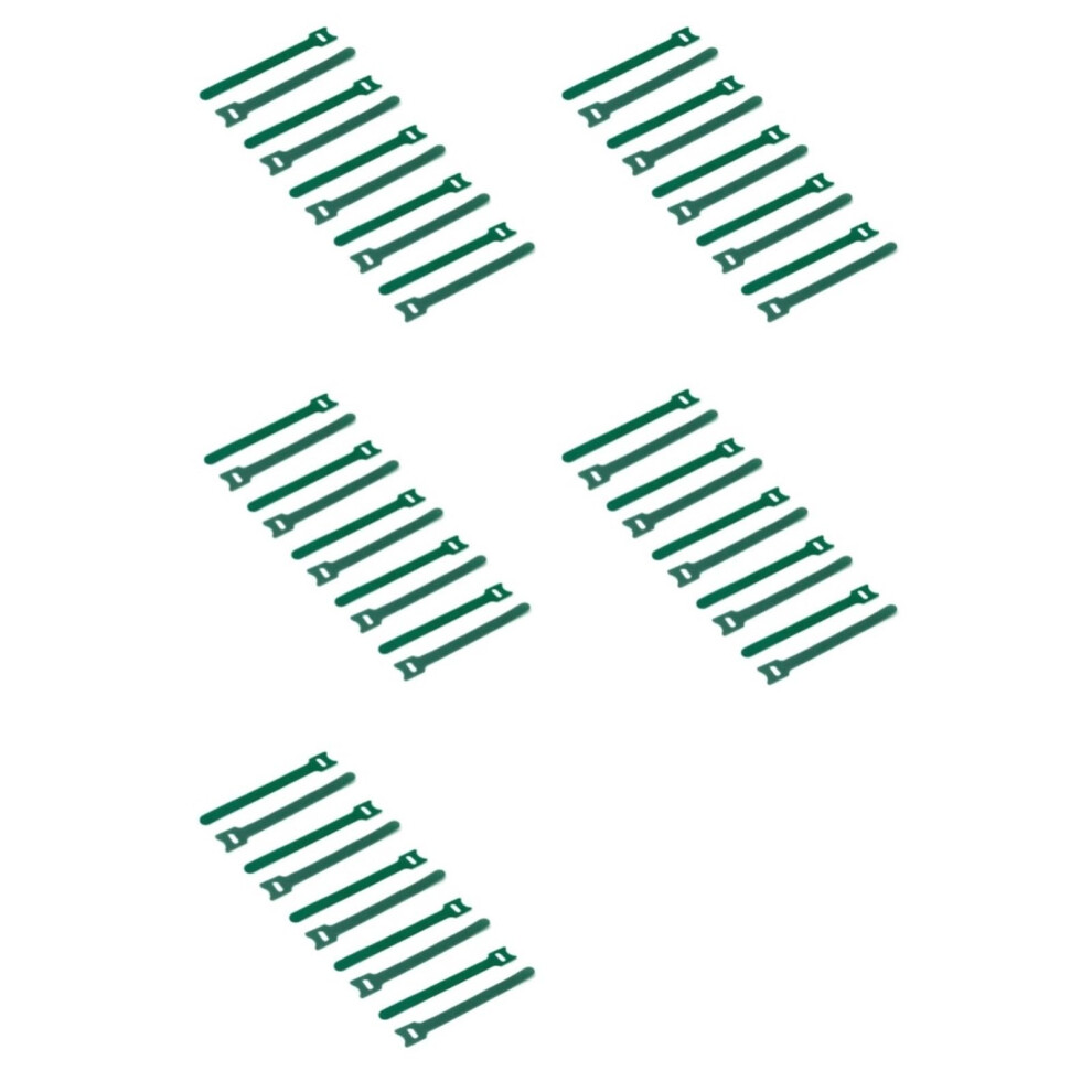 Green Reusable Cable Ties Pack Of 50 Â Soft Nylon Selfadhesive Cable Organizer For Home And Office 9330225818571