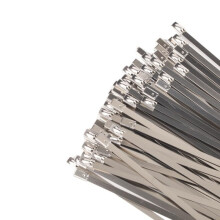 304 Stainless Steel Cable Ties 10x350mm 100PCS Heavy Duty Metal Zip Ties with Secure Locking Design