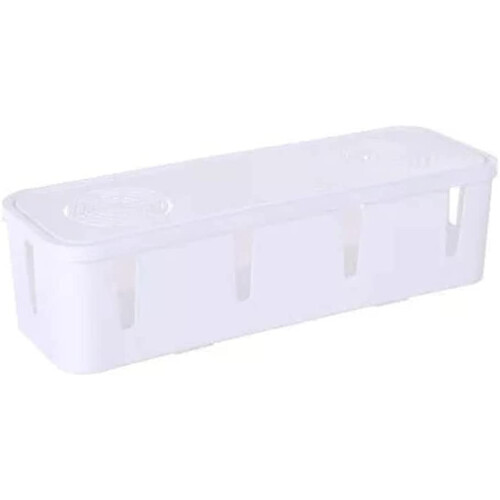Cable Management Box Color D, Neat Storage Design Cable Organizer Box for Desk and Home