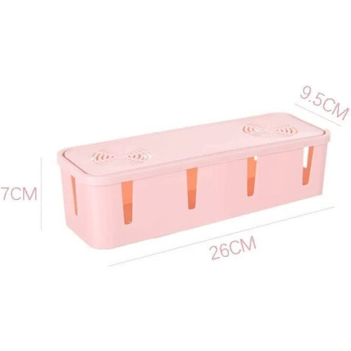 Cable Management Box Color D, Neat Storage Design Cable Organizer Box for Desk and Home 1