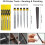 3D Printer Nozzle Cleaning Model Tools Kit 3D Printing Tools Hobby Building Tools Kit for 3D Print Removing Finishing 7