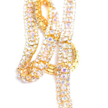 Elegante Strasskette für Hochzeitsfeiern, funkelnde Strasssteine verleihen jedem Event Glanz, perfekt zum Basteln einzigartiger Accessoires