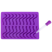 Matrițe inovatoare pentru viermi gumați, din silicon alimentar, antiaderente, multifuncționale, perfecte pentru prepararea dulciurilor și a