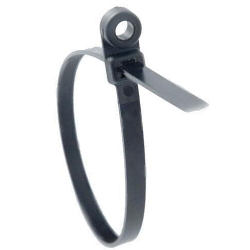 7.5 Inch Black Cable Ties for Quick Cable Management, Secure Locking Design and Easy Installation 1