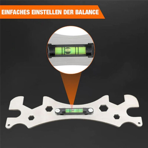 Special Wrench Tool with Horizontal Shower Faucet Installation Bathroom Multi-Function Wrench Scale Tool Kit 2Pcs 2