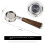 58mm Double Ear Coffee Machine Filter Holder E61 Bottomless Portafilter with Wooden Handle Style B 10