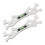 Special Wrench Tool with Horizontal Shower Faucet Installation Bathroom Multi-Function Wrench Scale Tool Kit 2Pcs 1