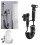 1-In-2-Out Dual Control Valve  Multi-Function Kran  Dusch Tryck Badrumskran Kit för Bidé och Dusch-A 9