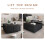 Black Lift Top Coffee Table with Storage 7