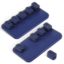 Magnetic Cable Holder Set for Desk, MultiCable Organizer Clips with Quick OneHand Access