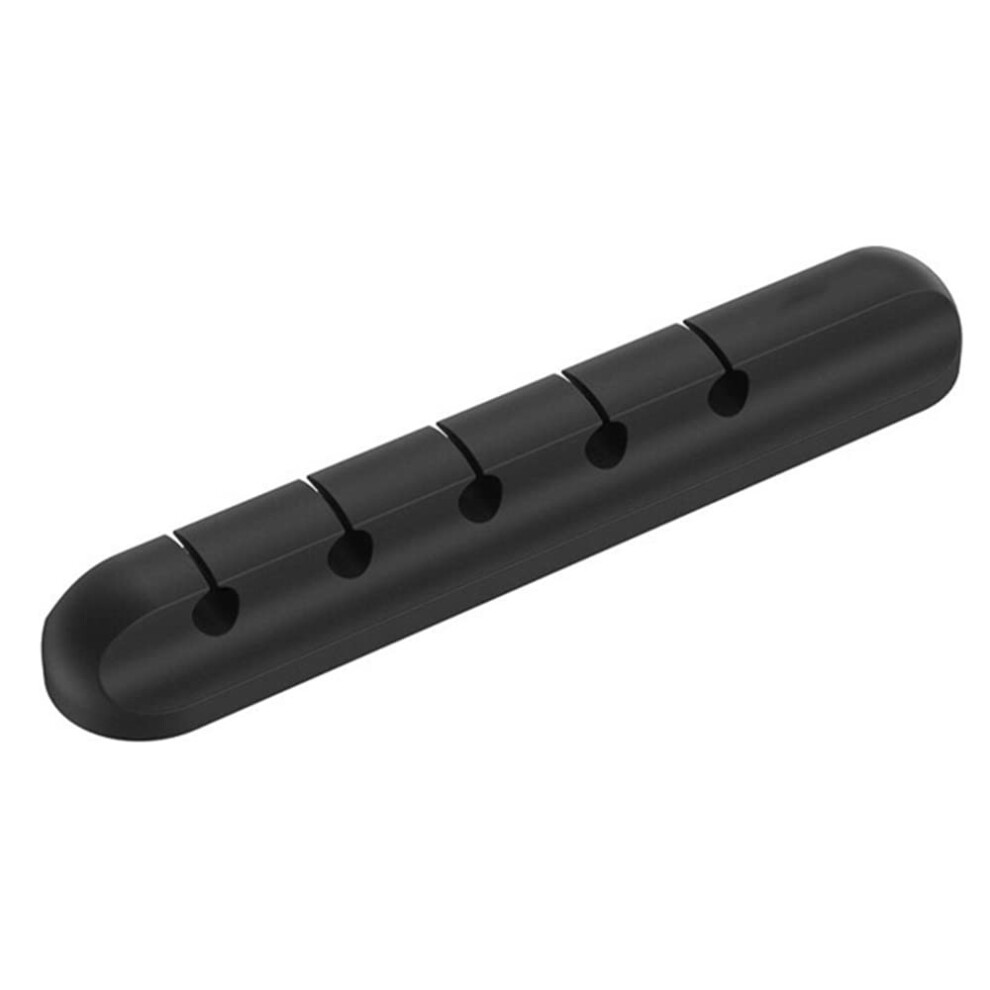 Cable Organizer 5 Holes Black Desktop Cable Management Clip For Charging And Usb Wires 9330225818953