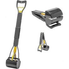 81 Cm Canine Waste Shovel with Bin Bags. Heavy Duty Waste Collector. Easy To Use