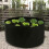 Durable Black Felt Fabric Grow Bags, 150 Gallons with Handles 1