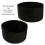 Durable Black Felt Fabric Grow Bags, 150 Gallons with Handles 3