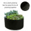 Durable Black Felt Fabric Grow Bags, 150 Gallons with Handles 5