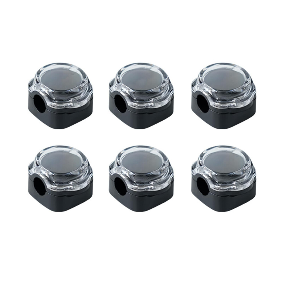 6Pcs Black Cable Organizer Set For Home And Office, Easy Cord Management Solution With Compact Storage 9330225819233