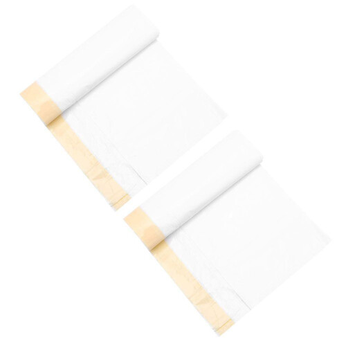 2 Rolls Cat Litter Box Liners Drawstring Kitty Litter Pan Bags for Indoor 2