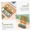 Cable Management Box with Translucent Lid, Cord Organizer Tray for Power Strips, Visible and Clutter Workspace 3