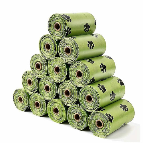 Extra Thick Leak-Proof Dog Poop Bags, 210 Count - Durable Polyethylene Waste Bags for Pets