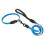 Pet Electroluminescent Leash Collar Usb Charge Led Dog Walking Collar Leash Blue 1