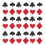 Pachet de confetti din hârtie cu tematică de poker – 200 buc 1
