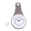 Grey ABS Wall Clock for Bathroom – Silent & Splashproof 1