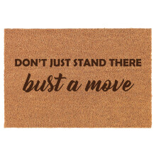 Natural Coir Doormat Brown Rectangular 16 x 24 in