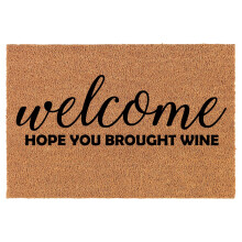 Natural Coco Coir Doormat 24 x 16 in