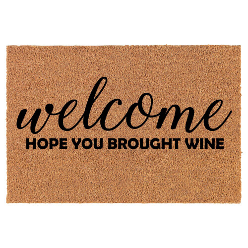 Natural Coco Coir Doormat 24 x 16 in