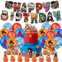 Διακοσμήσεις γενεθλίων Dragon Ball Z με θέμα τον Γκόκου, είδη πάρτι anime