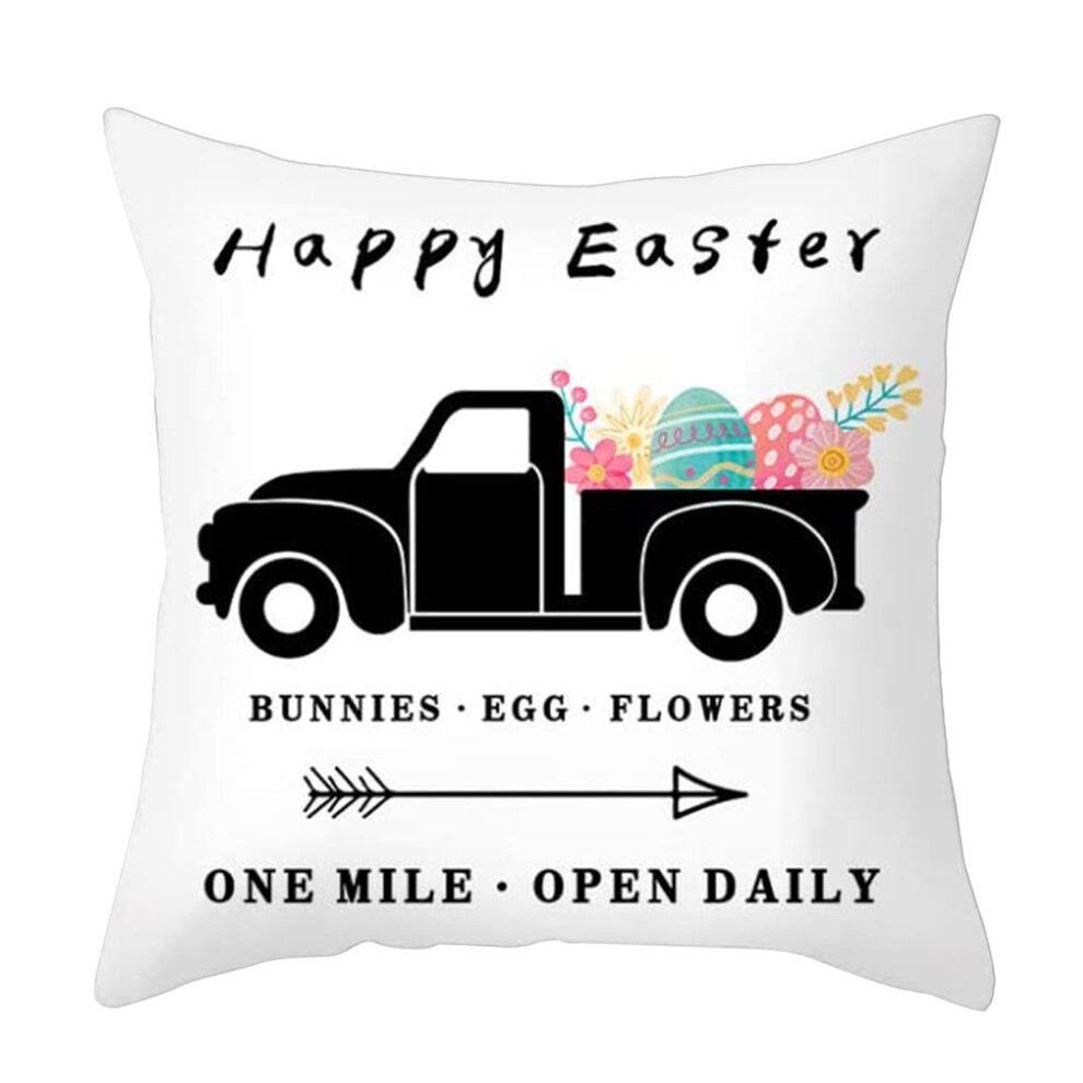 Easter Bunny Pillow Cover 18x18 Inches-image-OPC-PTGWTNQ-NEW