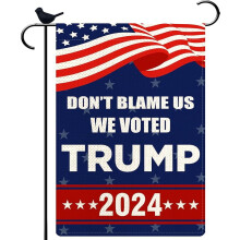 Trump 2024 Garden Flag 12x18 Inch Double-Sided