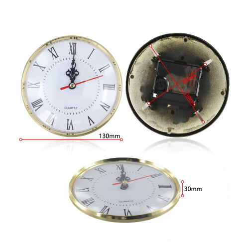 Quartz Clock Movement with Roman Numerals 130mm 1