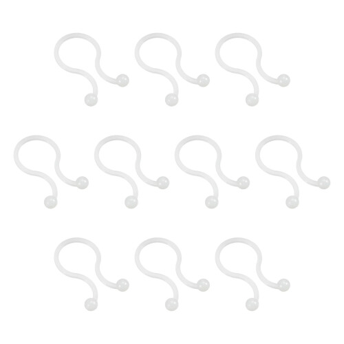 Twist Lock Nylon Cable Ties 0.94inch White 500pcs for SpaceSaving Wire Management