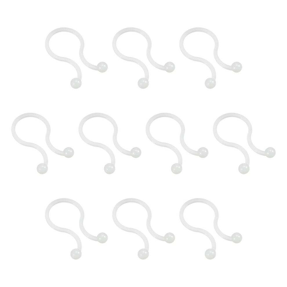 Twist Lock Nylon Cable Ties 0.94Inch White 500Pcs For Spacesaving Wire Management 9310869823773