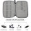Electronics Organizer Bag for Cables and Hard Drives, MultiCompartment Travel Cable Organizer with Lanyard 3